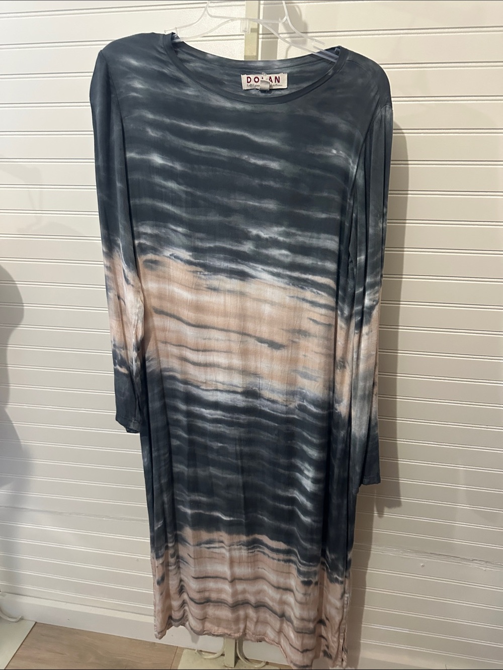 Dolan Tie-Dye Long Sleeve Dress S
